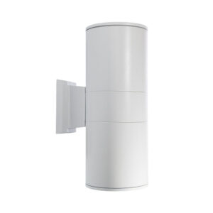 LED GU10 Aluminum Body Waterproof Outdoor Up-Down Wall Lamp – Warm White, White Body