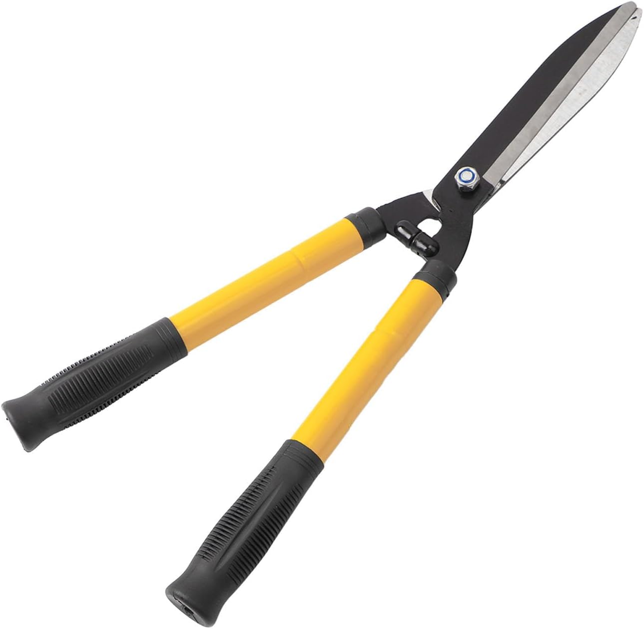 FIXER Garden Hedge Shears 56cm Gardening Tools, Hedge Shears Shock Absorbing Bumper Aluminum Handles for Manual Hedge Clippers with Comfort Cushioned Grips. Garden Scissor 56cm