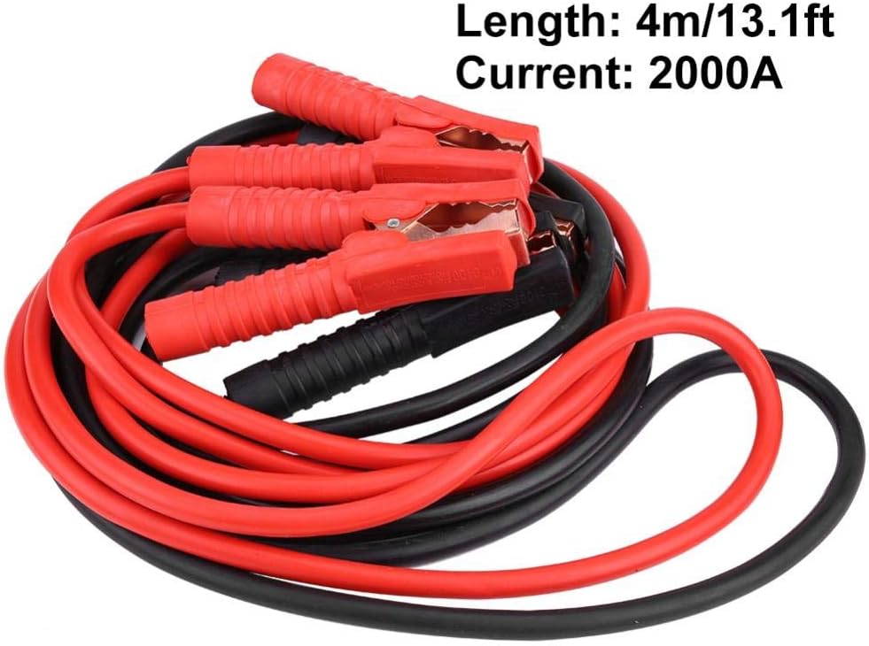 1 Pair of 12V Car Power Booster Cable Emergency Battery Jumping Cables Battery Line(4M/2000A) - Image 3