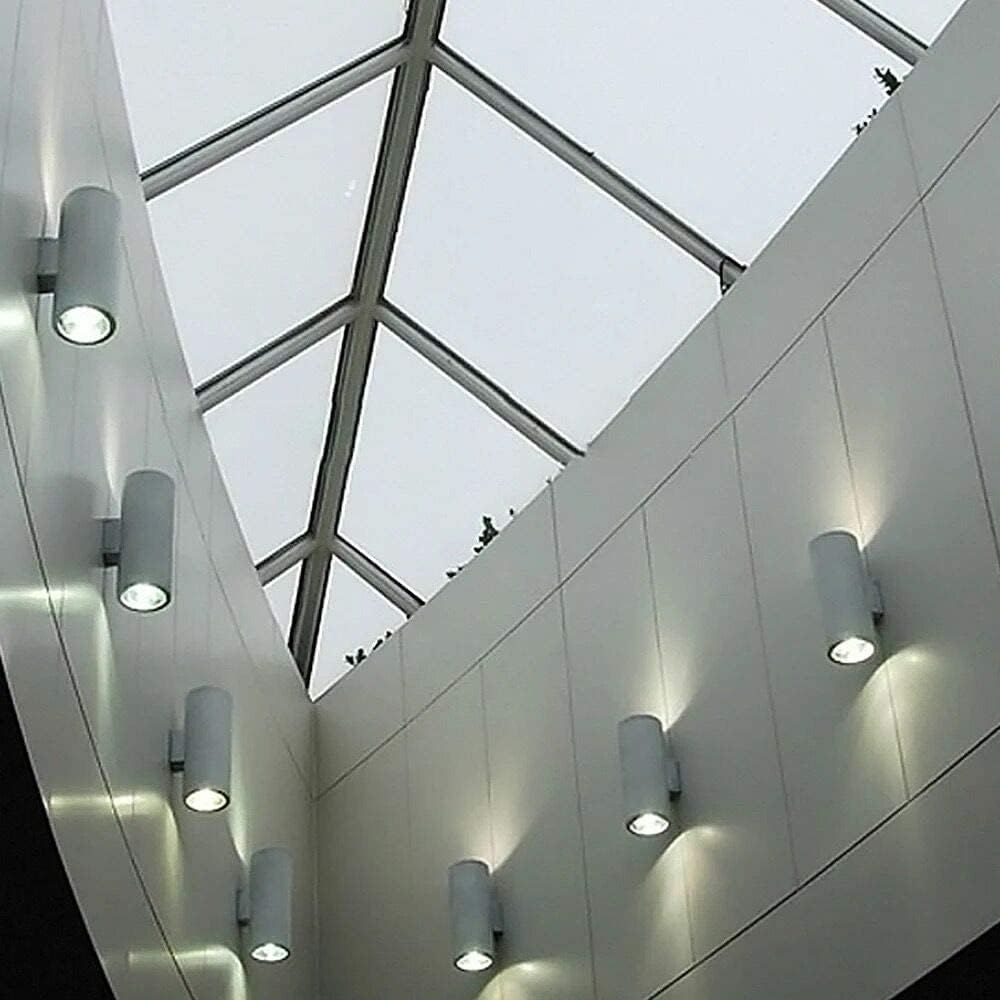 LED GU10 Aluminum Body Waterproof Outdoor Up-Down Wall Lamp – Warm White, White Body - Image 8