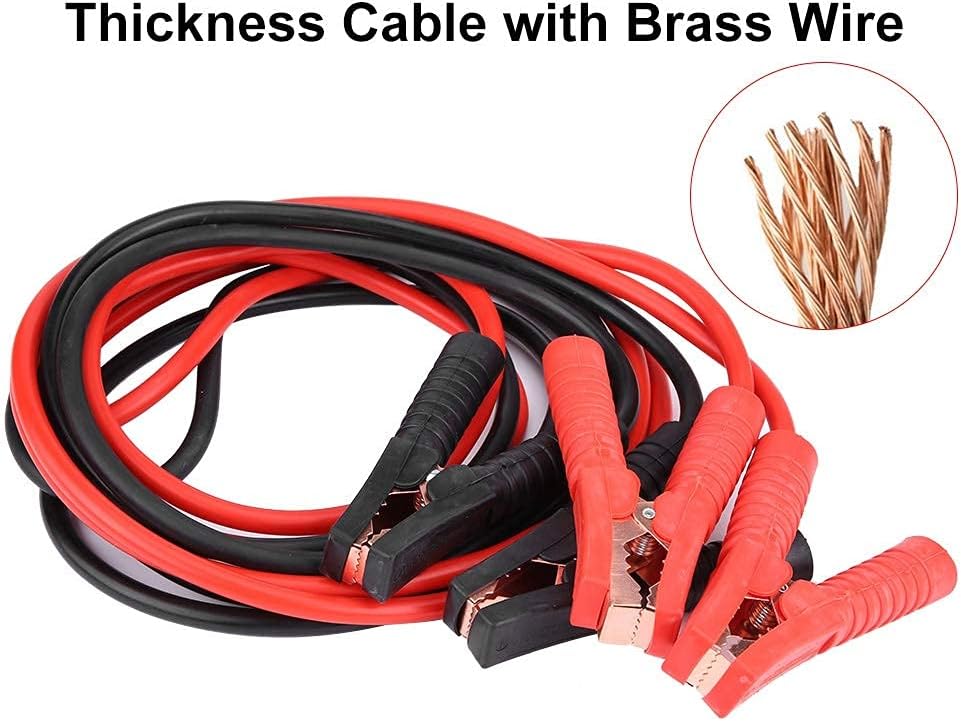 1 Pair of 12V Car Power Booster Cable Emergency Battery Jumping Cables Battery Line(4M/2000A) - Image 8