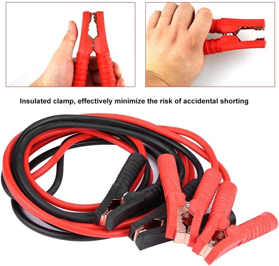 1 Pair of 12V Car Power Booster Cable Emergency Battery Jumping Cables Battery Line(4M/2000A) - Image 7