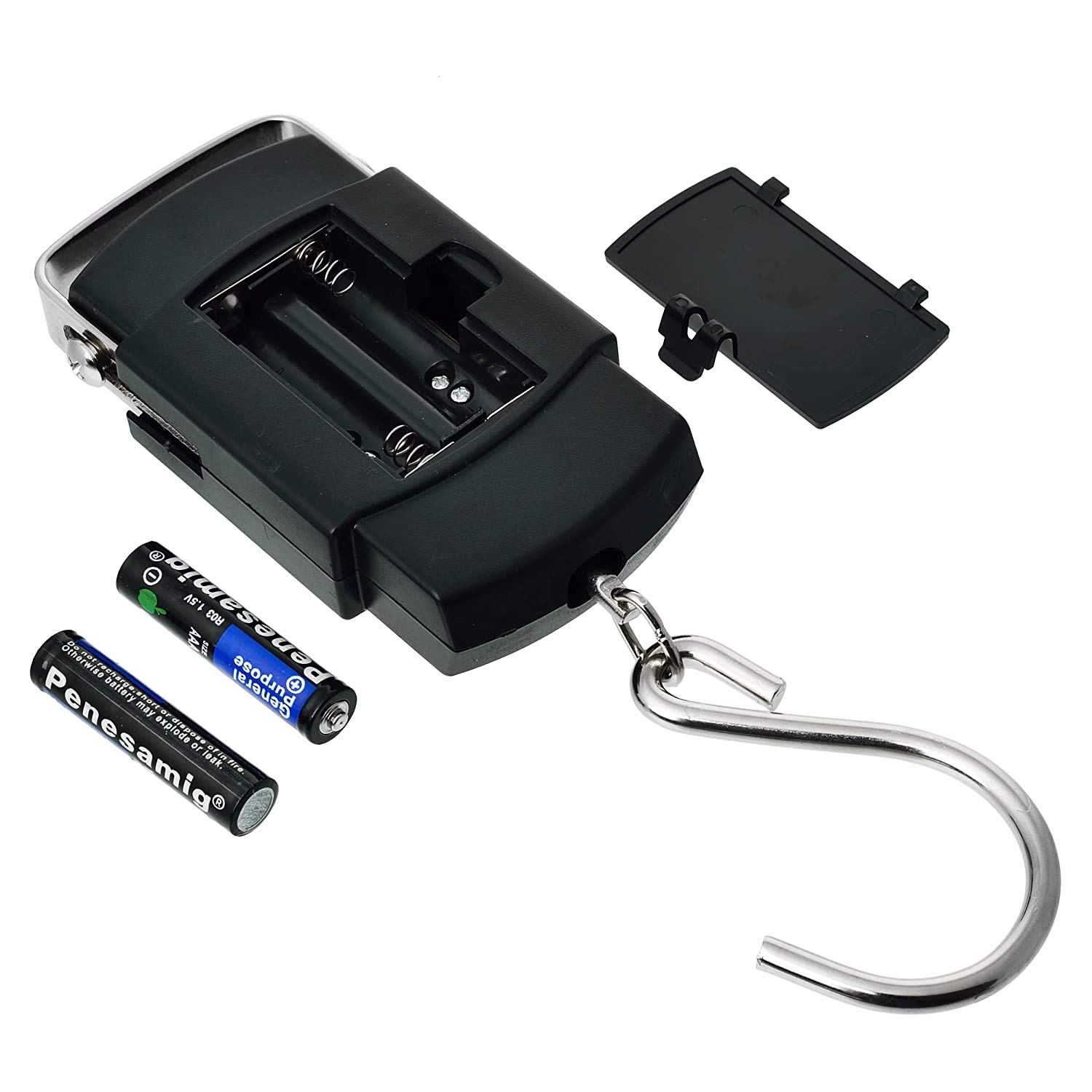 FIXER Electronic Portable Fishing Hook Type Digital LED Screen Luggage Weighing Scale, 50 kg Digital Weighing Scale (Black - Image 5