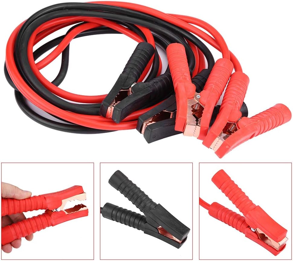 1 Pair of 12V Car Power Booster Cable Emergency Battery Jumping Cables Battery Line(4M/2000A) - Image 6