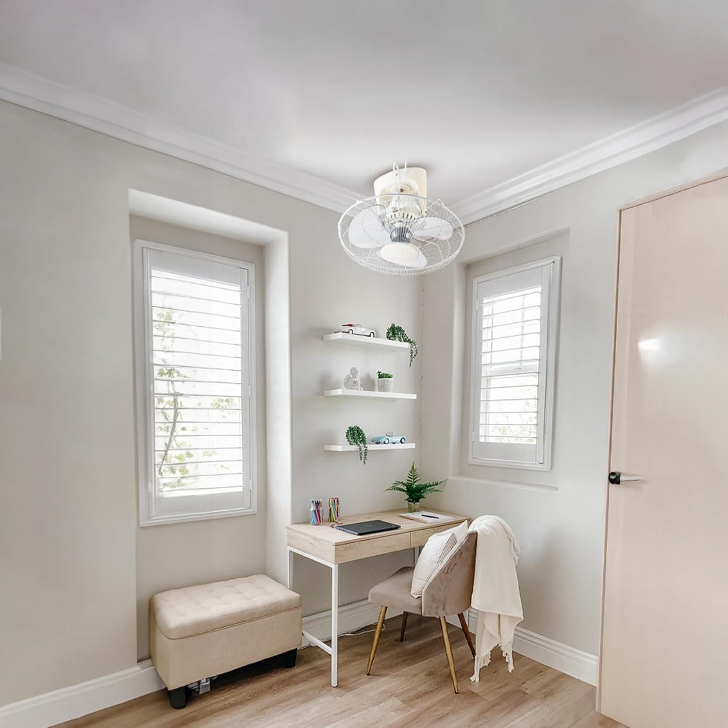 ROYAL FANS Circomatic Deluxe Orbit Fan – Fixed Ceiling Cooling with Style & Power Moveable Head - Image 2