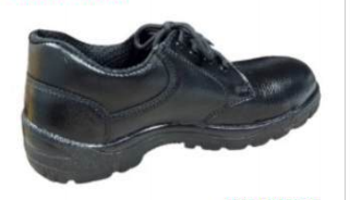 Black Leather Safety Shoes for Men – Steel Toe, Anti-Slip, Antistatic, Oil & Heat Resistant, Lightweight Work Footwear - Image 3