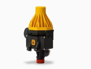 Electric Pump Pressure Switch with Regulator & Gauge – 220-240V | Made in Italy | Automatic Control for Garden, Home, and Greenhouse Use