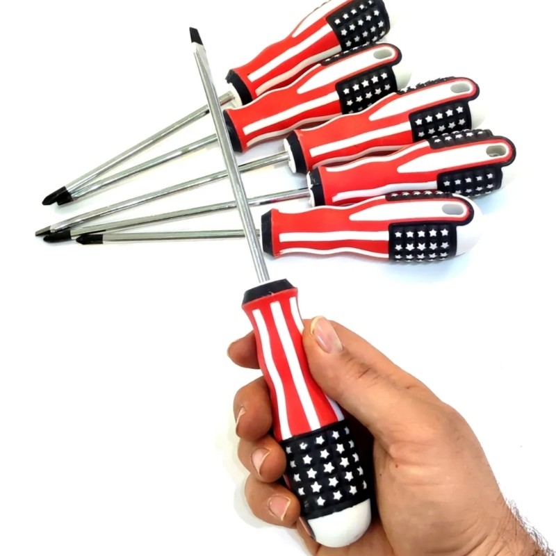 6-Piece Screwdriver Set – High-Carbon Steel Phillips & Flat Head with Anti-Slip Handle - Image 5